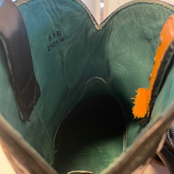 PS Kaufman Black Leather Western Boots - Picture 4 of 5